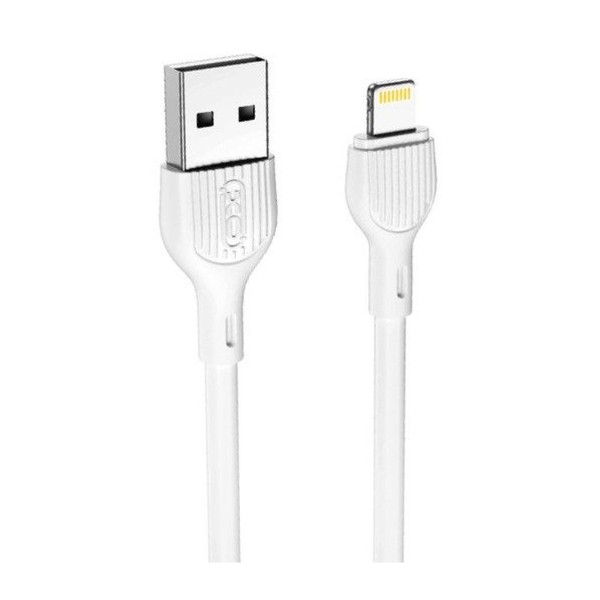 XO NB200 2.1A USB Cable iPhone Lighting 1m White